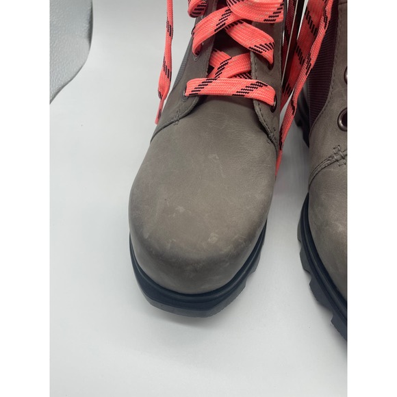 NWT Sorel Joan of Arctic Waterproof Wedge III Lexie Bootie Quarry Sz 9.5 Grey - Picture 9 of 13